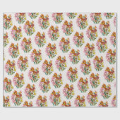 Blumenkarneval Geschenkpapier (Flach)