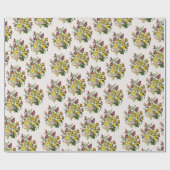 Blumenkarneval Geschenkpapier (Flach)
