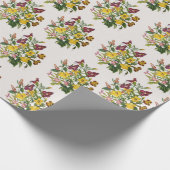 Blumenkarneval Geschenkpapier (Ecke)