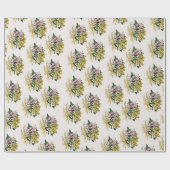 Blumenkarneval Geschenkpapier (Flach)