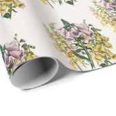 Blumenkarneval Geschenkpapier (Rolleneckpunkt)