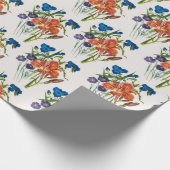 Blumenkarneval Geschenkpapier (Ecke)