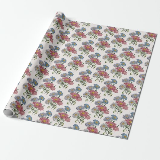 Blumenkarneval Geschenkpapier (Ungerollt)