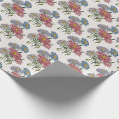 Blumenkarneval Geschenkpapier (Ecke)