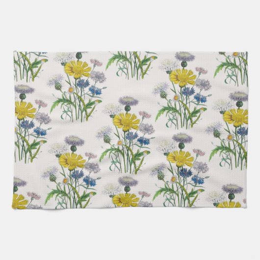 Blumenkarneval Geschirrtuch (Horizontal)