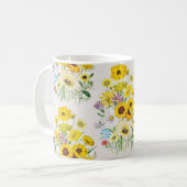 Blumenkarneval Kaffeetasse (Vorderseite Links)