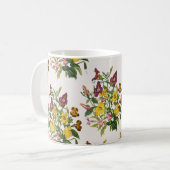 Blumenkarneval Kaffeetasse (Vorderseite Links)