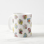 Blumenkarneval Kaffeetasse (Vorderseite Links)