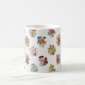 Blumenkarneval Kaffeetasse (Mittel)