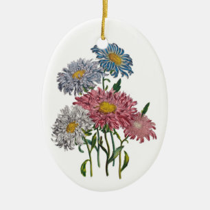 Blumenkarneval Keramik Ornament