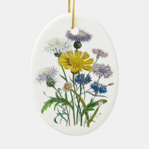 Blumenkarneval Keramik Ornament