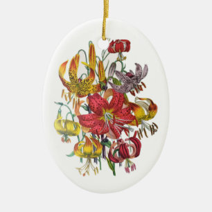 Blumenkarneval Keramikornament