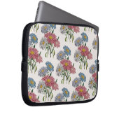 Blumenkarneval Laptopschutzhülle (Vorne Rechts)