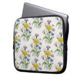Blumenkarneval Laptopschutzhülle (Vorderseite Links)