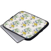 Blumenkarneval Laptopschutzhülle (Vorne Knopf)