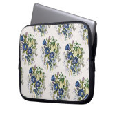 Blumenkarneval Laptopschutzhülle (Vorderseite Links)
