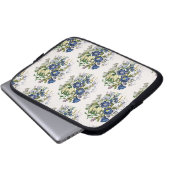 Blumenkarneval Laptopschutzhülle (Vorne Knopf)