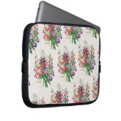 Blumenkarneval Laptopschutzhülle (Vorne Rechts)