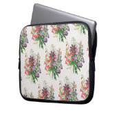 Blumenkarneval Laptopschutzhülle (Vorderseite Links)