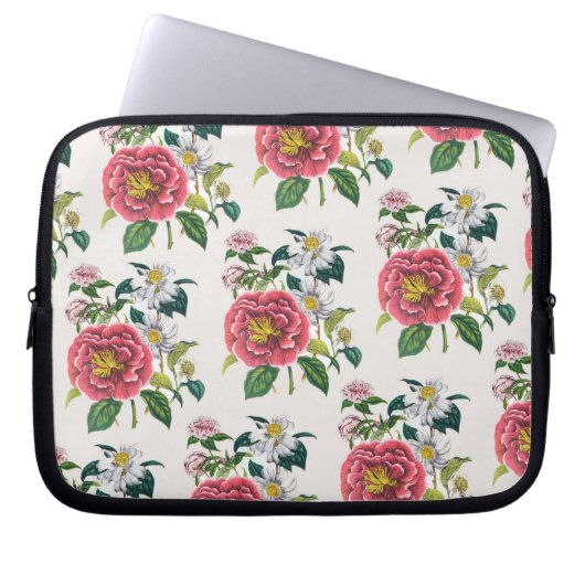 Blumenkarneval Laptopschutzhülle (Vorderseite)
