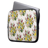 Blumenkarneval Laptopschutzhülle (Vorderseite Links)