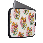 Blumenkarneval Laptopschutzhülle (Vorne Rechts)