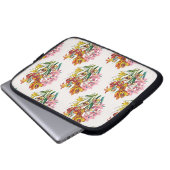 Blumenkarneval Laptopschutzhülle (Vorne Knopf)