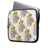 Blumenkarneval Laptopschutzhülle (Vorderseite Links)