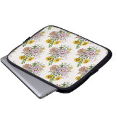 Blumenkarneval Laptopschutzhülle (Vorne Knopf)