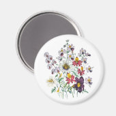 Blumenkarneval Magnet (Vorderseite/Rückseite)