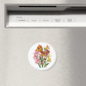 Blumenkarneval Magnet (In Situ (Geschirrspüler))