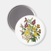 Blumenkarneval Magnet (Vorderseite/Rückseite)