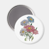 Blumenkarneval Magnet (Vorderseite/Rückseite)