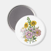 Blumenkarneval Magnet (Vorderseite/Rückseite)