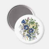 Blumenkarneval Magnet (Vorderseite/Rückseite)