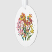 Blumenkarneval Ornament (Vorderseite)