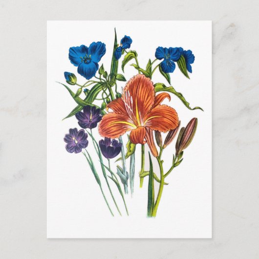 Blumenkarneval Postkarte (Vorderseite)