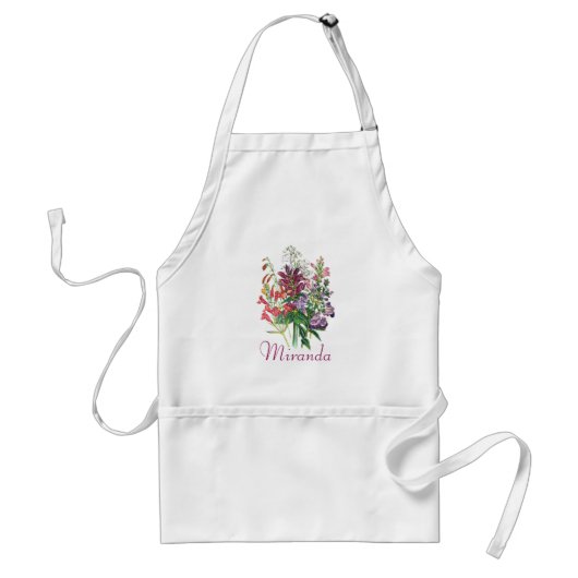 Blumenkarneval Schürze (Vorne)