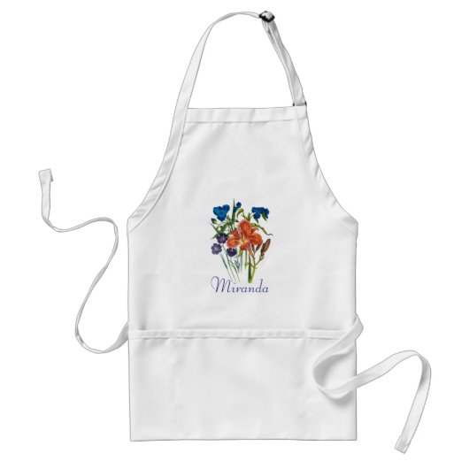 Blumenkarneval Schürze (Vorne)