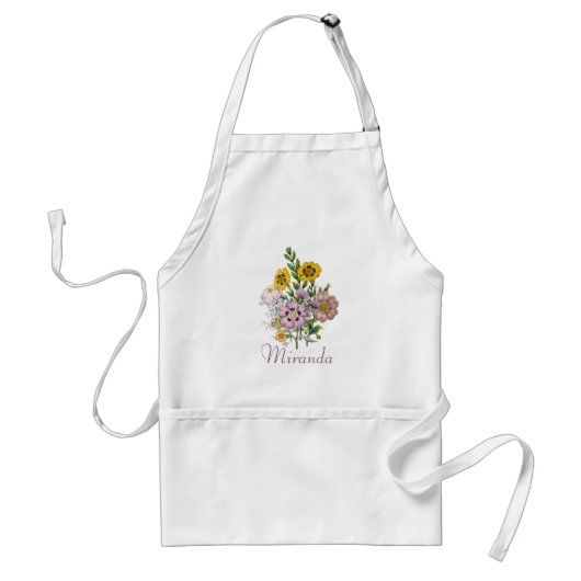 Blumenkarneval Schürze (Vorne)