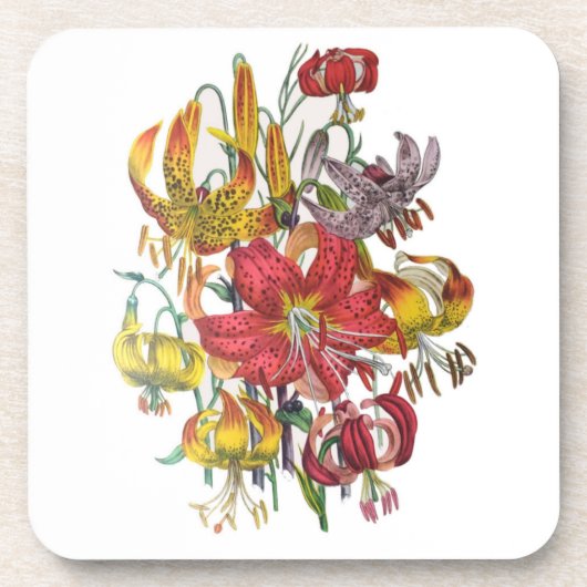Blumenkarneval Untersetzer (Vorderseite)