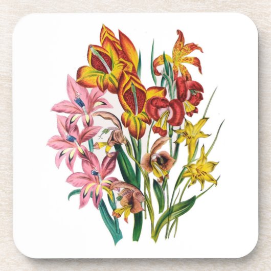 Blumenkarneval Untersetzer (Vorderseite)