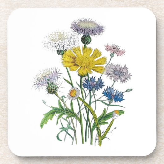 Blumenkarneval Untersetzer (Vorderseite)