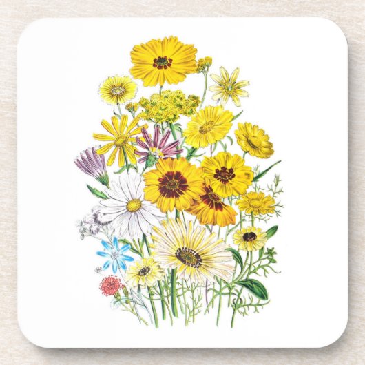 Blumenkarneval Untersetzer (Vorderseite)