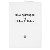 Blumenkarte (Hinten)