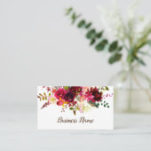Blumenkarte, Boutique Visitenkarte (Stehend Vorderseite)