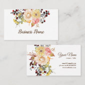 Blumenkarte, Boutique Visitenkarte (Vorne/Hinten)