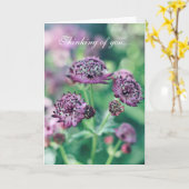 Blumenkarte "Ich denke an dich" Karte (Gelbe Blume)