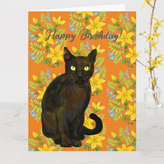 Blumenkarte Karte (Gelbe Blume)