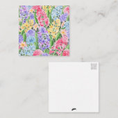 Blumenkarte Mitteilungskarte (Vorne/Hinten)